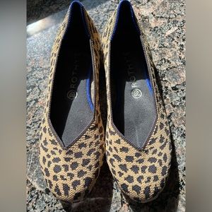 Rothy’s cheetah (?) print flats